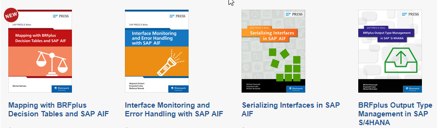 SAP Press books int4