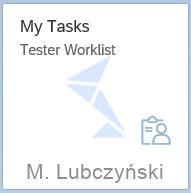Tester Worklist Tile