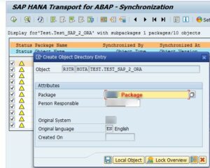 Determine package in ABAP