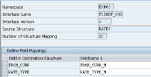 SAP AIF real field mappings